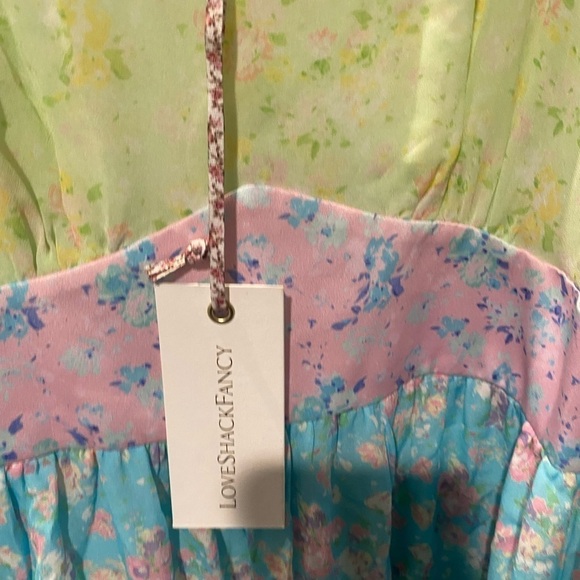 LoveShackFancy Angie Floral Printed Maxi Dress - Picture 5 of 11